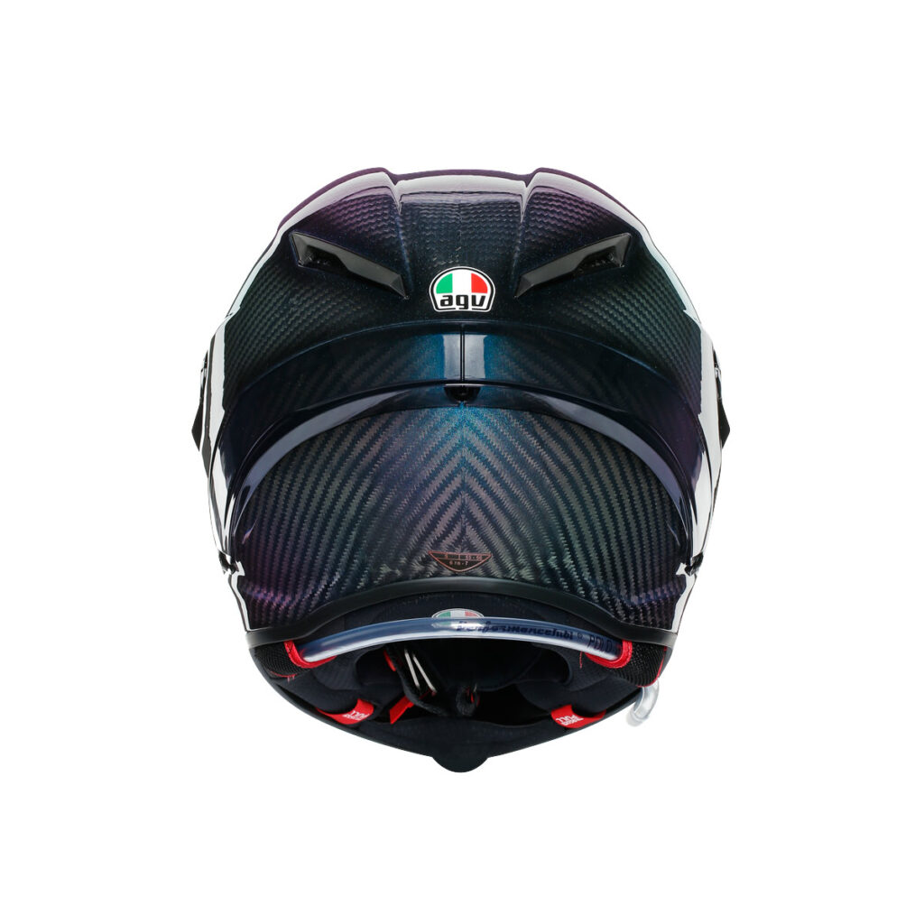 Casco AGV Pista GP RR Iridium Carbon – Fibra Di Carbonio MotoGP, Omologazione FIM, Con Visiera Max Vision E Sistema Idratazione